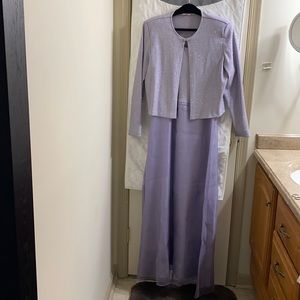 Petra lavender sparkly gown size 14